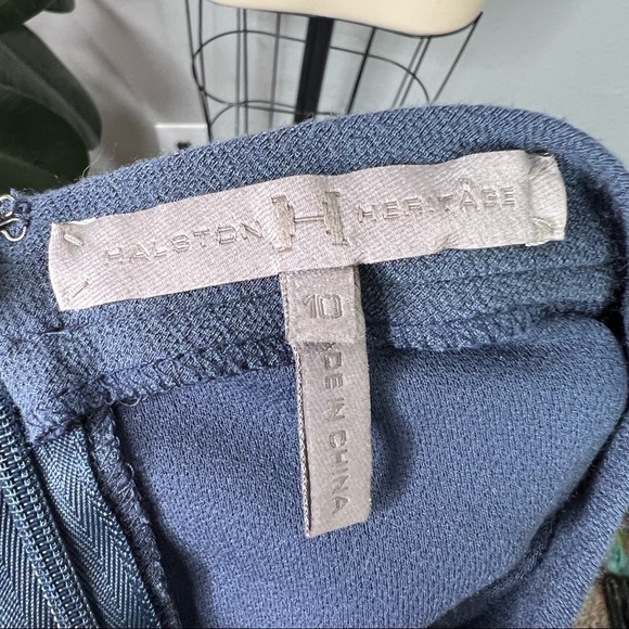 Halston Heritage Asymmetrical Drape professional Dress size 10 - Picture 4 of 7